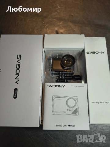 SVBONY SVGo2 4K30FPS Подводна камера, EIS 2.0 Двоен сензорен екран Водоустойчива камера , снимка 3 - Камери - 53214763