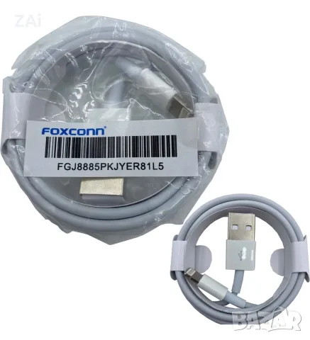 Foxconn USB lightning кабел iPhone, снимка 2 - USB кабели - 56016875