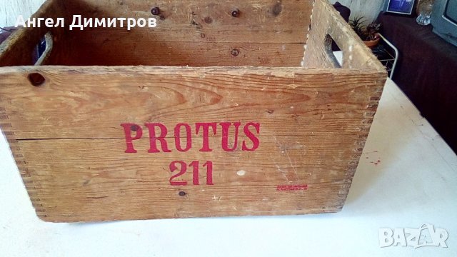Protus оригинална дървена щайга Германия, снимка 9 - Антикварни и старинни предмети - 36926200