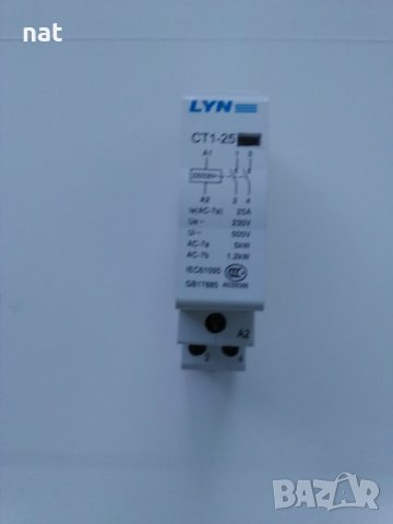 Контактор 25А 2N/O 230V