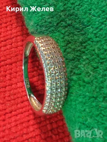 ЕЛЕГАНТЕН ФЕШЪН АРТ СКЪПОЦЕНЕН СРЕБЪРЕН ПРЪСТЕН РОДИРАНО СРЕБРО 925 ОБСИПАН с БЛЕСТЯЩИ ЦИРКОНИ 48878, снимка 18 - Пръстени - 49886319