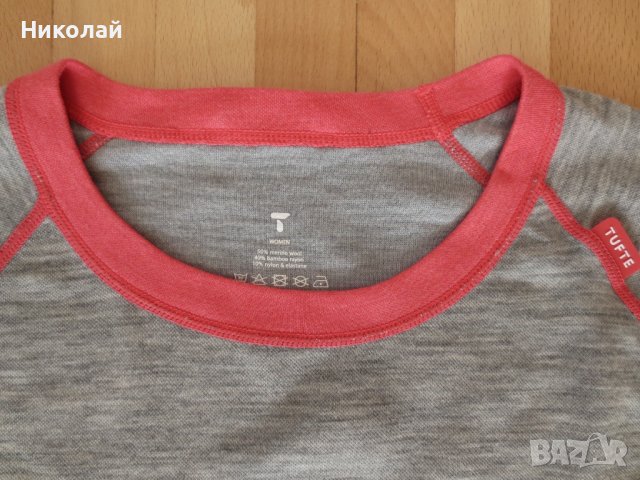Tufte Bambull Crew Neck, снимка 3 - Блузи с дълъг ръкав и пуловери - 38616936