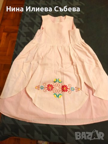Детски ,бебешки рокли ,ризи с бродерия българска традиционна шевица.Месали за погача , снимка 3 - Рокли - 37593325