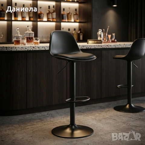 Бар стол с метална основа и ергономичен дизайн - стил и комфорт за всеки интериор