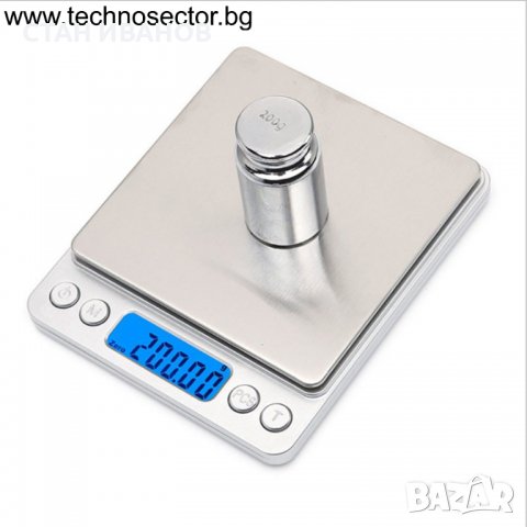 Бижутерска електронна везна, LCD екран, 500г, точност до 0.01г., снимка 4 - Везни - 36872112