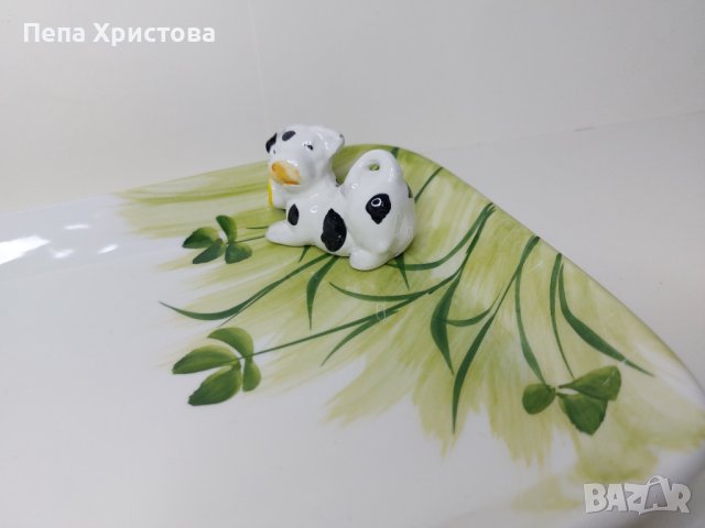 Плато от италианска керамика Bassano, снимка 2 - Прибори за хранене, готвене и сервиране - 40685361