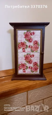 2 в 1-кутия за ключове и декорация за стена