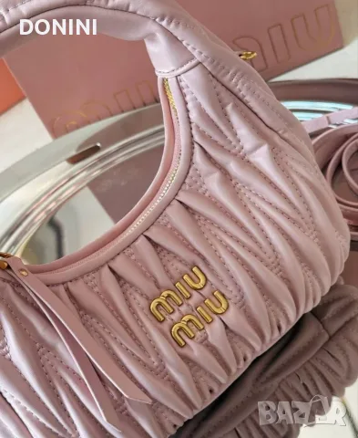 Miu Miu Belair Дамска чанта, кожа , снимка 7 - Чанти - 56003153
