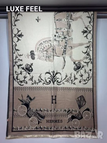 Dior ✨ Hermes ✨ Louis Vuitton ✨Дамски Шалове , снимка 15 - Шалове - 56538729