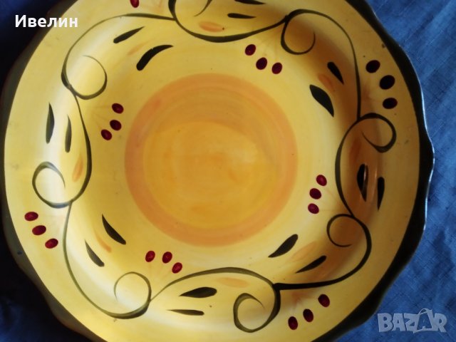 керамична чиния за декорация, снимка 2 - Антикварни и старинни предмети - 30381961