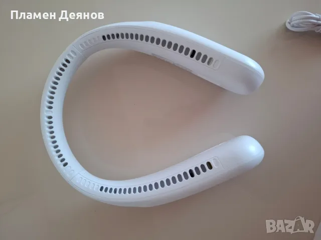 Вентилатор за врата Dnenellr, преносим, акумулаторен, 3 скорости, за мъже и жени, снимка 3 - Вентилатори - 56150524