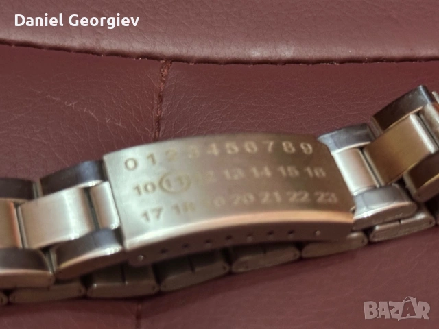 Нова гривна Maison Margiela Silver Watch Strap Bracelet, снимка 4 - Гривни - 53925381