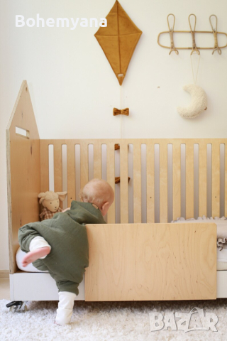 Babyly ленено чувалче с крачета – 2 тог 12-24 м – зелено, снимка 2 - Спални чували за бебета и деца - 44764240