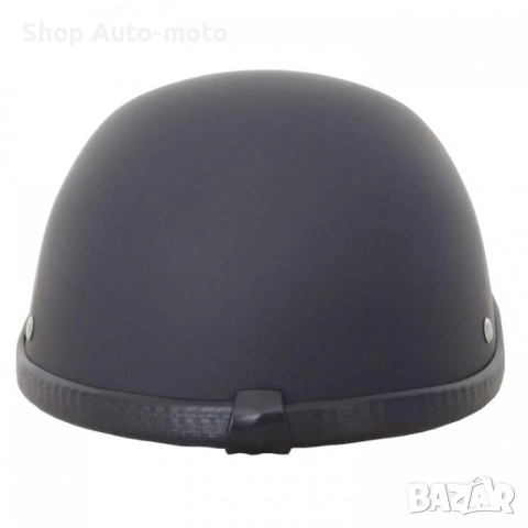 Каска за мотор Automat-ретро канче, граната, Черен мат, снимка 3 - Аксесоари и консумативи - 54013549