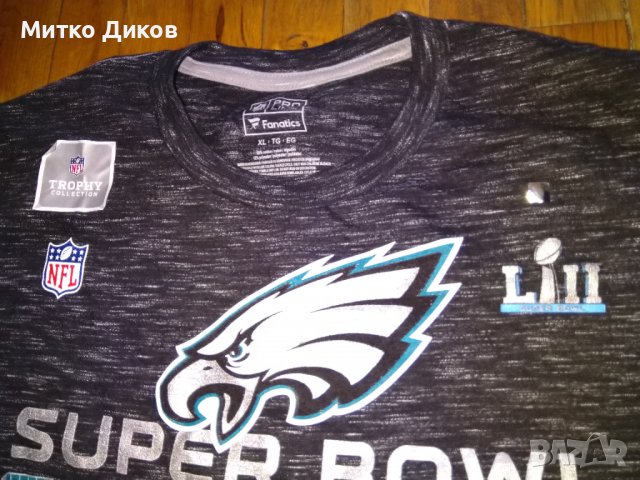 Тениска американски футбол Super Bowl LIII 2018г маркова на ПРО ЛАЙН размер ХЛ, снимка 8 - Други спортове - 37067664