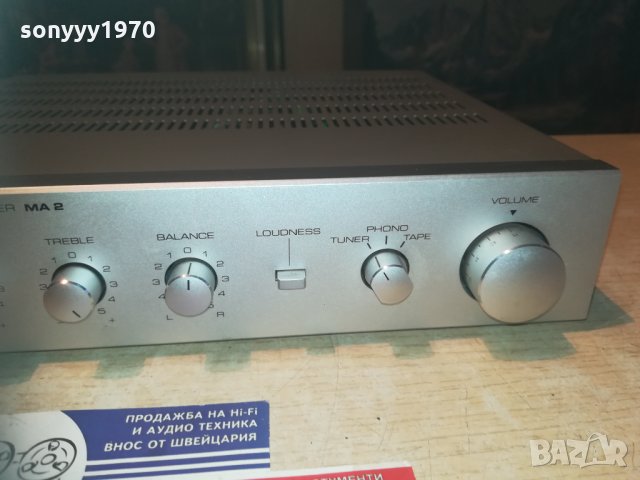 Telefunken ma 2 hifi stereo amplifier-внос швеицария, снимка 9 - Ресийвъри, усилватели, смесителни пултове - 30130884