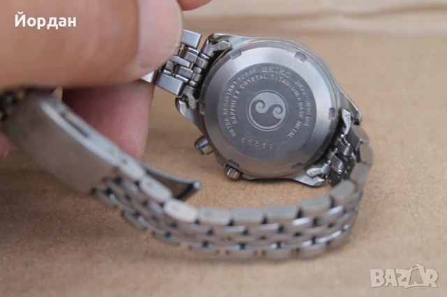 Дамски часовник ''Seiko Kinetic SQ 100 титанов'', снимка 10 - Дамски - 50728388