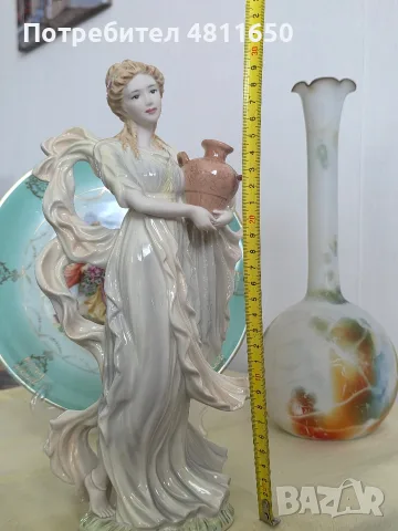 Порцеланова фигура 30см, снимка 4 - Антикварни и старинни предмети - 55750195