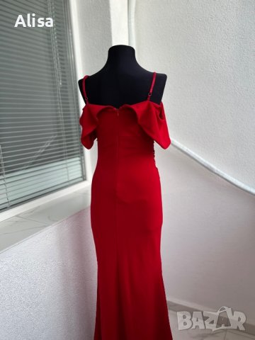 Червена официална рокля, снимка 8 - Рокли - 38965004