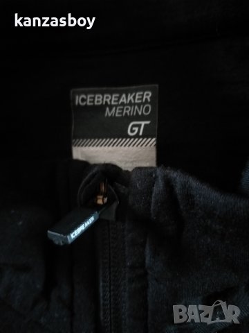 icebreaker merino gt mens full zip Sweaters - мъжко мерино горнище Л  КАТО НОВО, снимка 6 - Спортни дрехи, екипи - 39700084