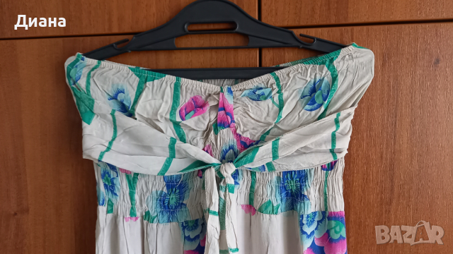 Лятна рокля на цветя, снимка 3 - Рокли - 44575067