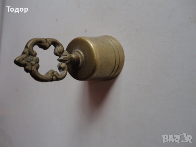 Бронзов звънец камбанка чан 6, снимка 4 - Антикварни и старинни предмети - 53028118