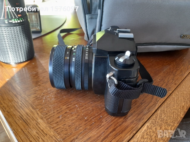 Фотоапарат Chinon CM-4s и 2 обектива Chinon 28-50mm Super Paragon 75-200mm, снимка 2 - Фотоапарати - 52959186