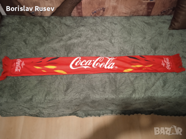 Футболен  шал  на Uefa  coca cola, снимка 1