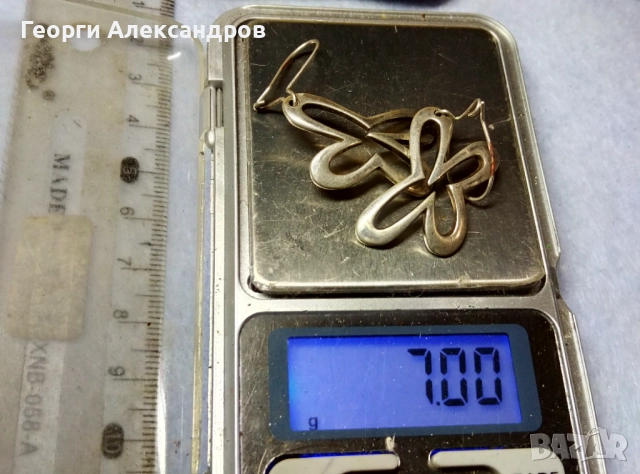 Прекрасни фешън АРТ стил СРЕБЪРНИ Обеци СРЕБРО 925 Майсторска ръчна художествена изработка, снимка 5 - Обеци - 52338669