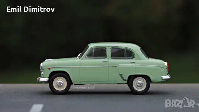 Умален модел на Москвич-403-407 в мащаб 1:24, снимка 4 - Колекции - 48385417
