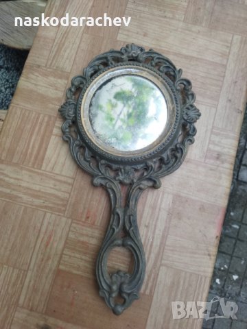 Автентично старо ретро огледало тип "Огледалце, огледалце!", снимка 11 - Антикварни и старинни предмети - 34958351