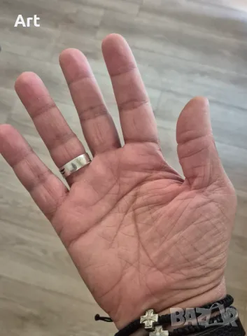 Сребро 925 мъжка сребърна халка/пръстен, снимка 5 - Пръстени - 50024418