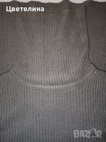 Дамско сиво поло от акрил размер XS/S  34/36 LA REDOUTE Creation цена 14.00 лв., снимка 4 - Блузи с дълъг ръкав и пуловери - 42654467