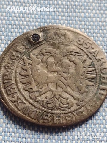 Сребърна монета 6 кройцера 1685г. Леополд първи Виена Свещена Римска Империя 13772, снимка 10 - Нумизматика и бонистика - 42899954