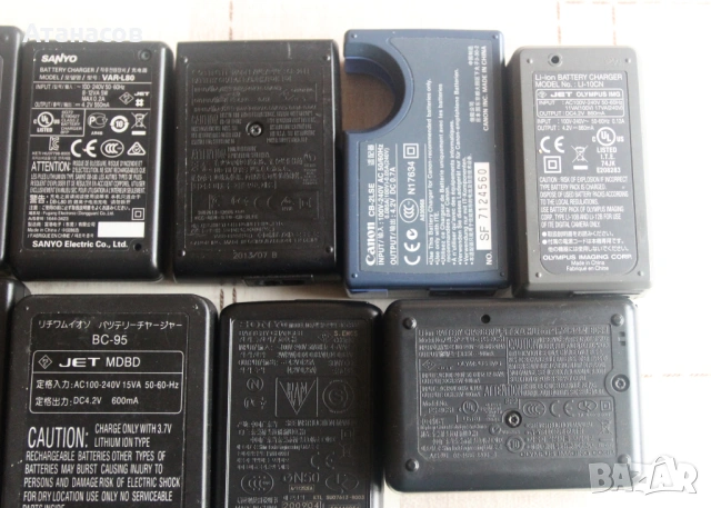 Зарядно за фотоапарат - оригинални, различни модели., снимка 7 - Батерии, зарядни - 54198727