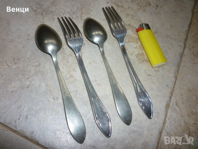  Нож Вилици Лъжици, снимка 10 - Антикварни и старинни предмети - 40706395