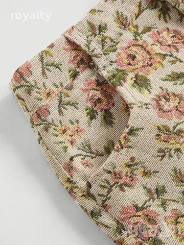Флорални къси панталонки в Бохо стил 🍋, снимка 3 - Къси панталони и бермуди - 49205994