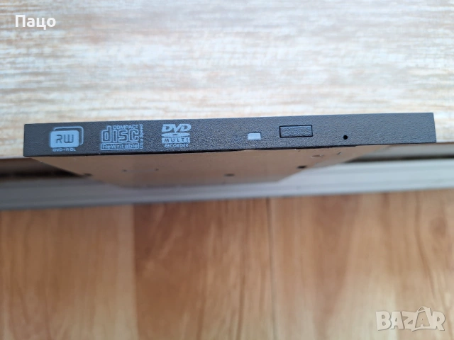 DA-8AESH 9.0 mm Slim Tray DVD RW and CD-RW Super Optical Drive, снимка 5 - Лаптоп аксесоари - 54181991