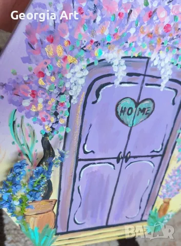 Картина 🏡 Врата към дома🪻, снимка 3 - Картини - 48916614