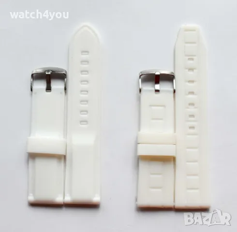 БЯЛА КОЖЕНА КАИШКА ЗА ЧАСОВНИК БЕЛИ КОЖЕНИ КАИШКИ ЗА ЧАСОВНИЦИ.КРЕМАВА КАИШКА.BIALA KAISHKA, снимка 12 - Каишки за часовници - 21696962