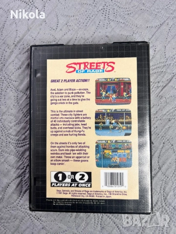 Streets of Rage II Sega Mega Drive игра, снимка 2 - Други игри и конзоли - 53977119