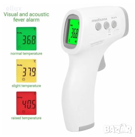 Медицински  инфрачервен безконтактен термометър Medisana TM A79, снимка 1 - Други - 42662015