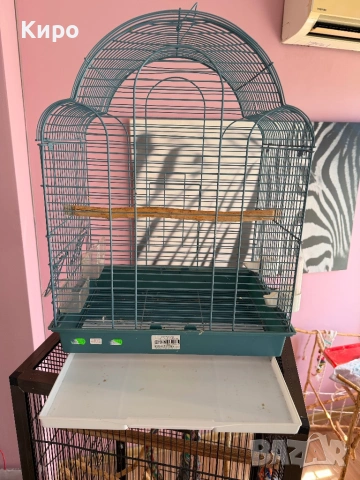 Две клетки и играчки , снимка 3 - Папагали - 54351817