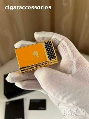 S.T. Dupont Cohiba Gatsby 2003 – запалка с 2 пламъка, пълен комплект, снимка 4 - Запалки - 54061266