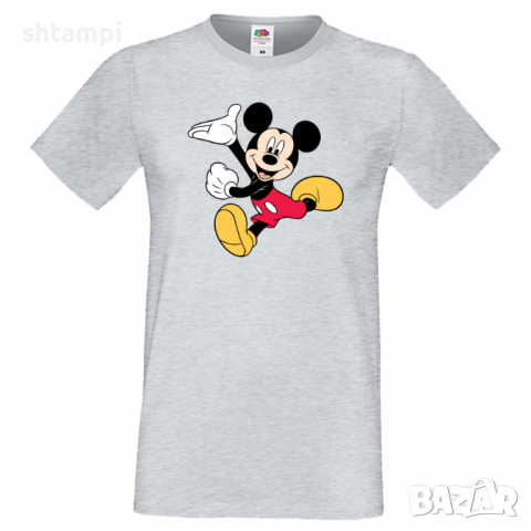 Мъжка тениска Mickey Mouse 5 Подарък,Изненада,Рожден ден, снимка 5 - Тениски - 36576314