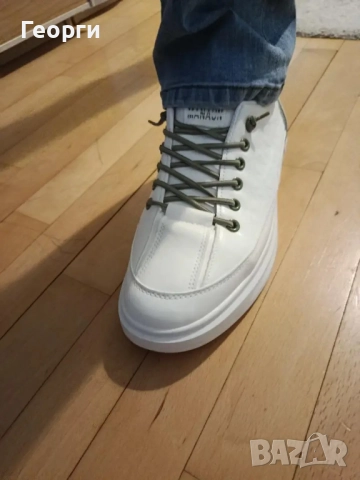 Унисекс скейт бели маратонки, р-р 39 и 43, снимка 3 - Маратонки - 52427861