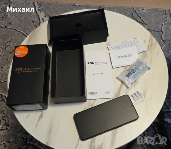 Чисто НОВ!!! TCL 40 Nxtpaper 5G 256GB+12GB, снимка 9 - Телефони с две сим карти - 53110846