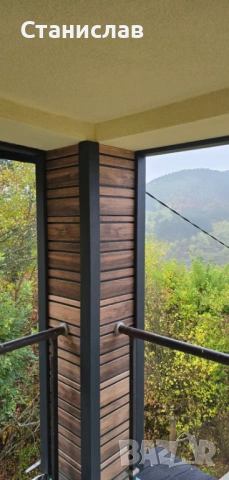 Стенен панел с модерна визия на дървена ламперия