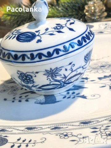 код синьо порцелан от време оно, снимка 4 - Чинии - 53315785