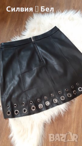 Кожена пола , снимка 2 - Поли - 30097390